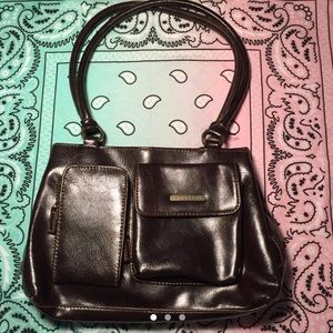 Rosetti brown leather purse